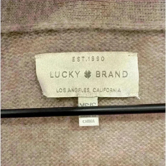 Lucky Brand Cashmere Blend Fringe‎ Poncho Size XS - Picture 5 of 6